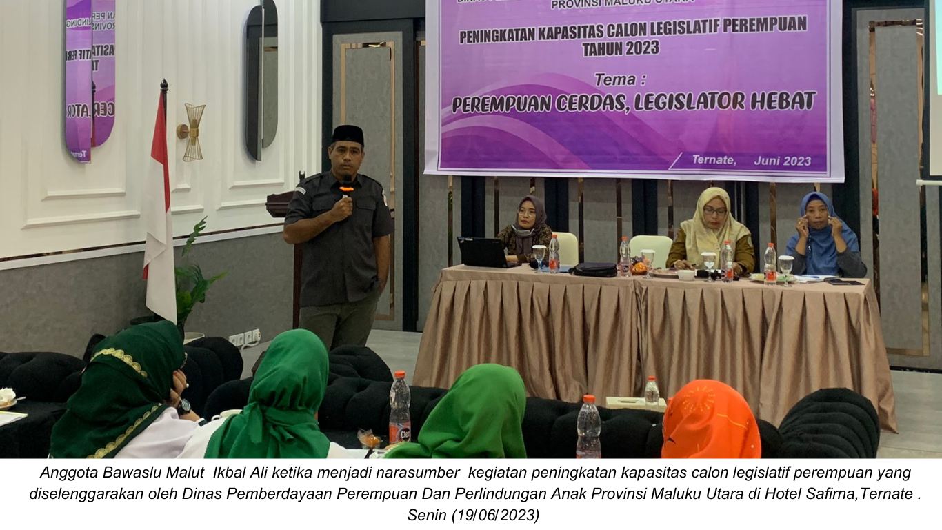 Ikbal Sebut Perempuan Punya Peran Penting Dalam Pemilu