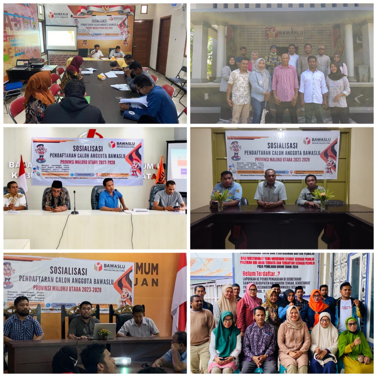 Tim Seleksi Melaksanakan Sosialisasi Pendaftaran Calon Anggota Bawaslu Malut Periode 2023 s.d 2028