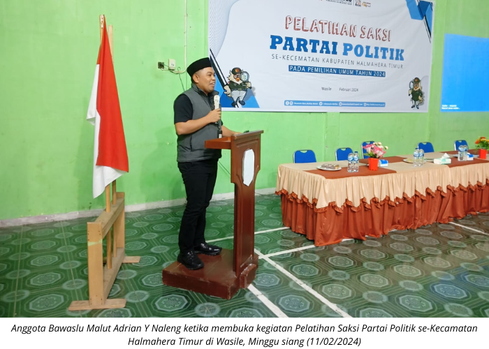 Adrian : Keberadaan Saksi Partai Politik Memperkecil Ruang kecurangan Pemilu