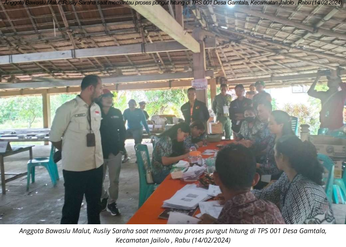Monitoring ke Halmahera Barat, Rusly Saraha Ingatkan Soal Pengawasan Pungut Hitung