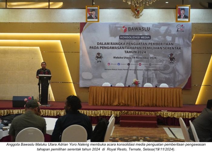 Adrian Katakan Media Berperan Penting untuk Kemajuan Demokrasi di Malut