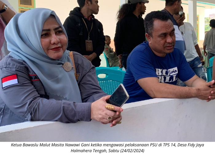 Bawaslu Awasi PSU di 23 Titik se-Maluku Utara