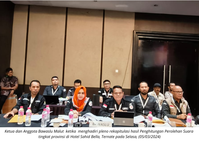 Dalam Pleno Tingkat Provinsi, Bawaslu Malut Temukan Perbedaan Pemilih DPK di Kota Ternate