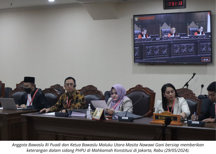 Sidang PHPU, Bawaslu Jelaskan Hasil Pengawasan di Mahkamah Konstitusi
