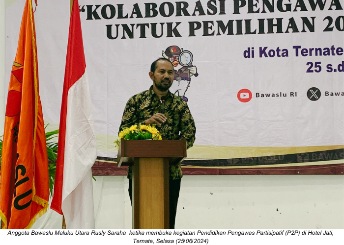 Buka Kegiatan P2P, Rusly : Kaderisasi Insan Pengawas Yang Strategis