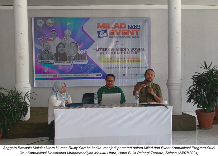 Rusly Sampaikan Tantangan Pilkada dalam Kegiatan Milad dan Event Komunikasi UMMU 2024