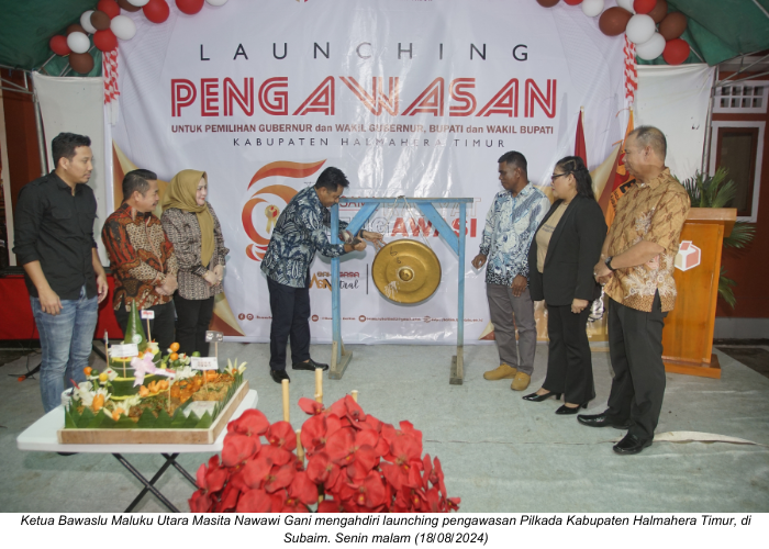 Launching Pengawasan Pilkada Haltim, Masita Soroti Potensi Pelanggaran Netralitas ASN