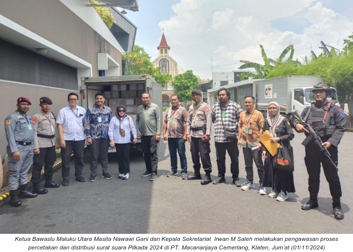 Masita Pantau Proses Percetakan dan Distribusi Surat Suara di PT. Macananjaya Cemerlang, Klaten