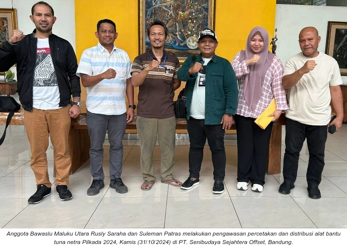 Suleman Awasi Produksi dan Distribusi Alat Bantu Tuna Netra Pilkada di Bandung