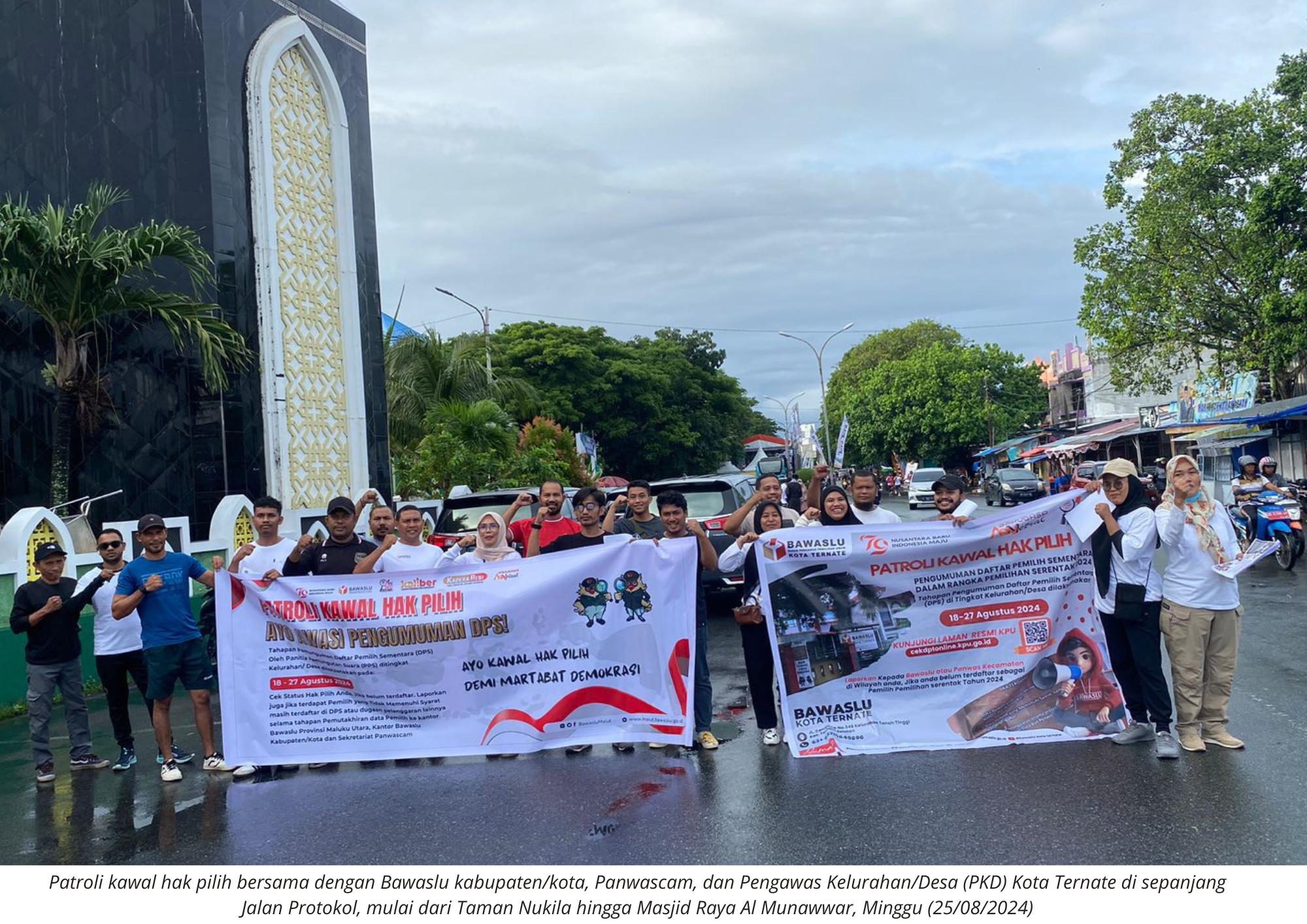 Gelar Patroli Kawal Hak Pilih, Rusly : Langkah Strategis Dorong Partisipasi Masyarakat