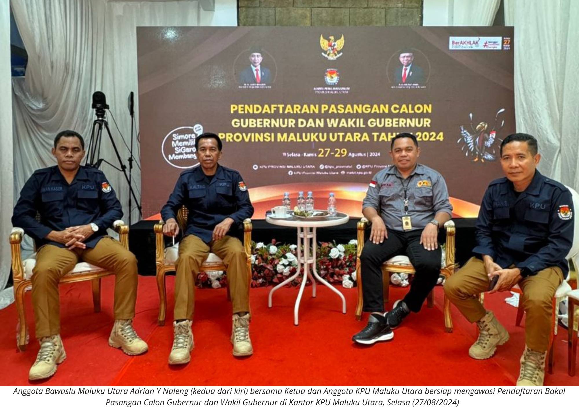 Awasi Langsung Pendaftaran Bakal Calon Pilkada, Adrian : Memastikan Tata Cara dan Prosedur