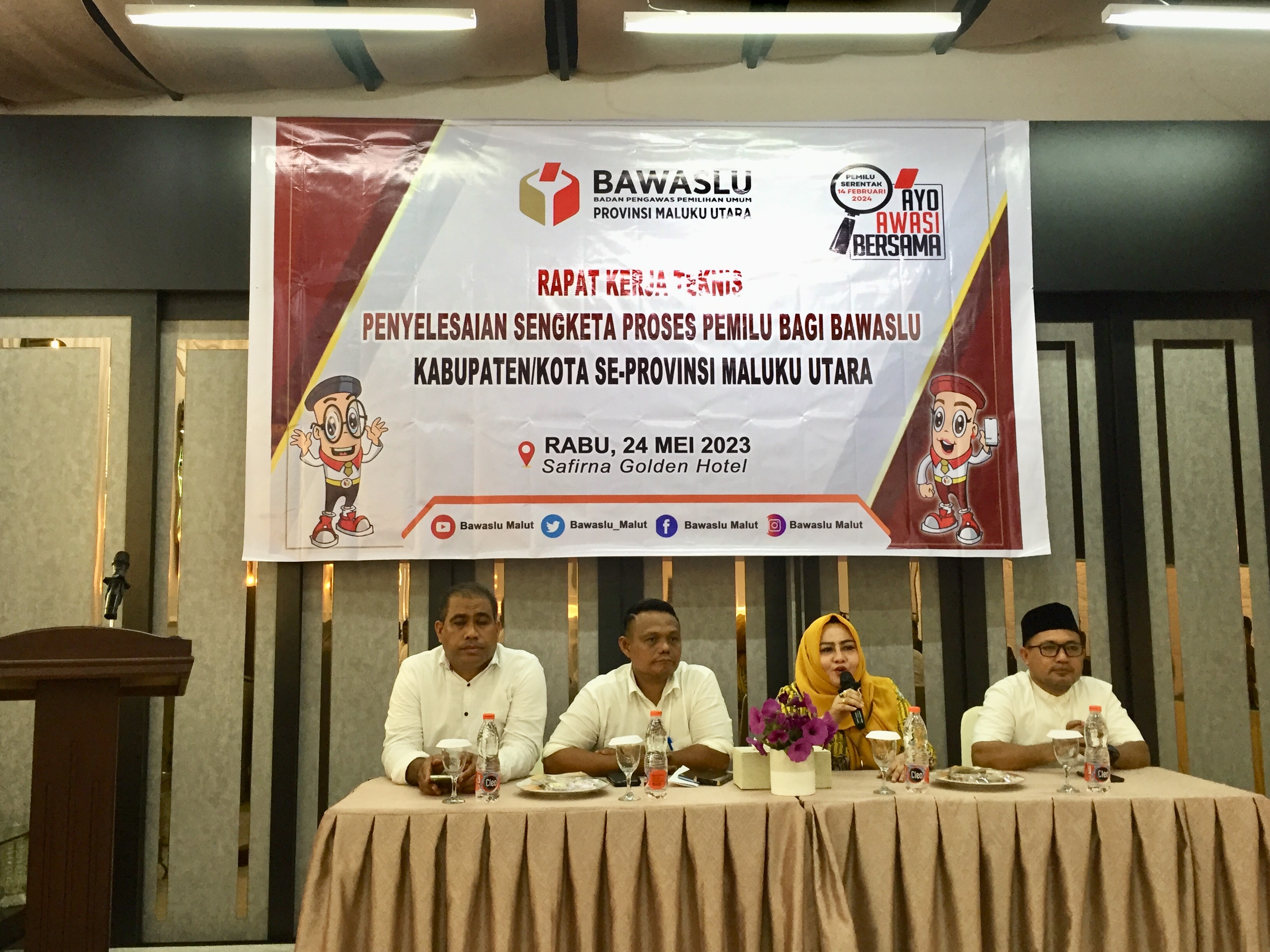 Ketua Bawaslu Malut Ingatkan Jajaran Bawaslu Kabupaten/Kota Fokus Pengawasan
