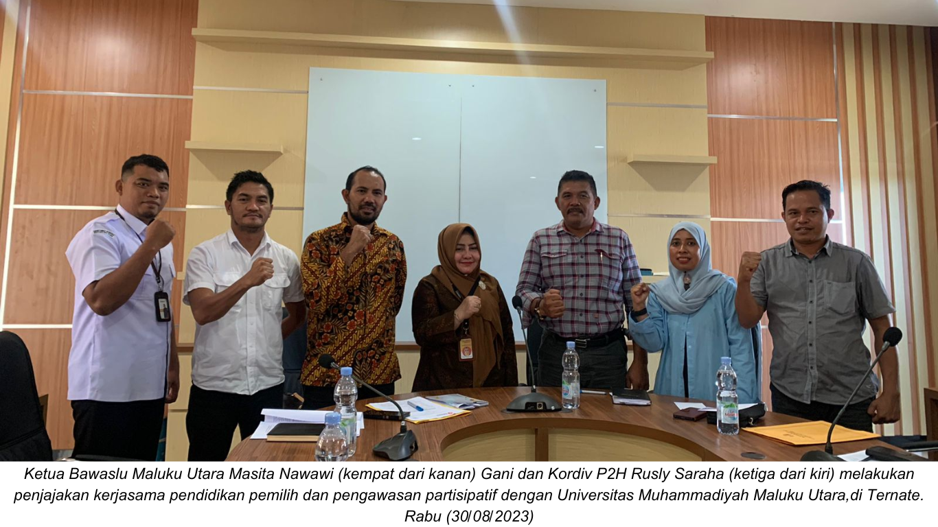 Jajaki Kerjasama Pengawasan Partisipatif, Bawaslu Malut dan UMMU siap bersinergi