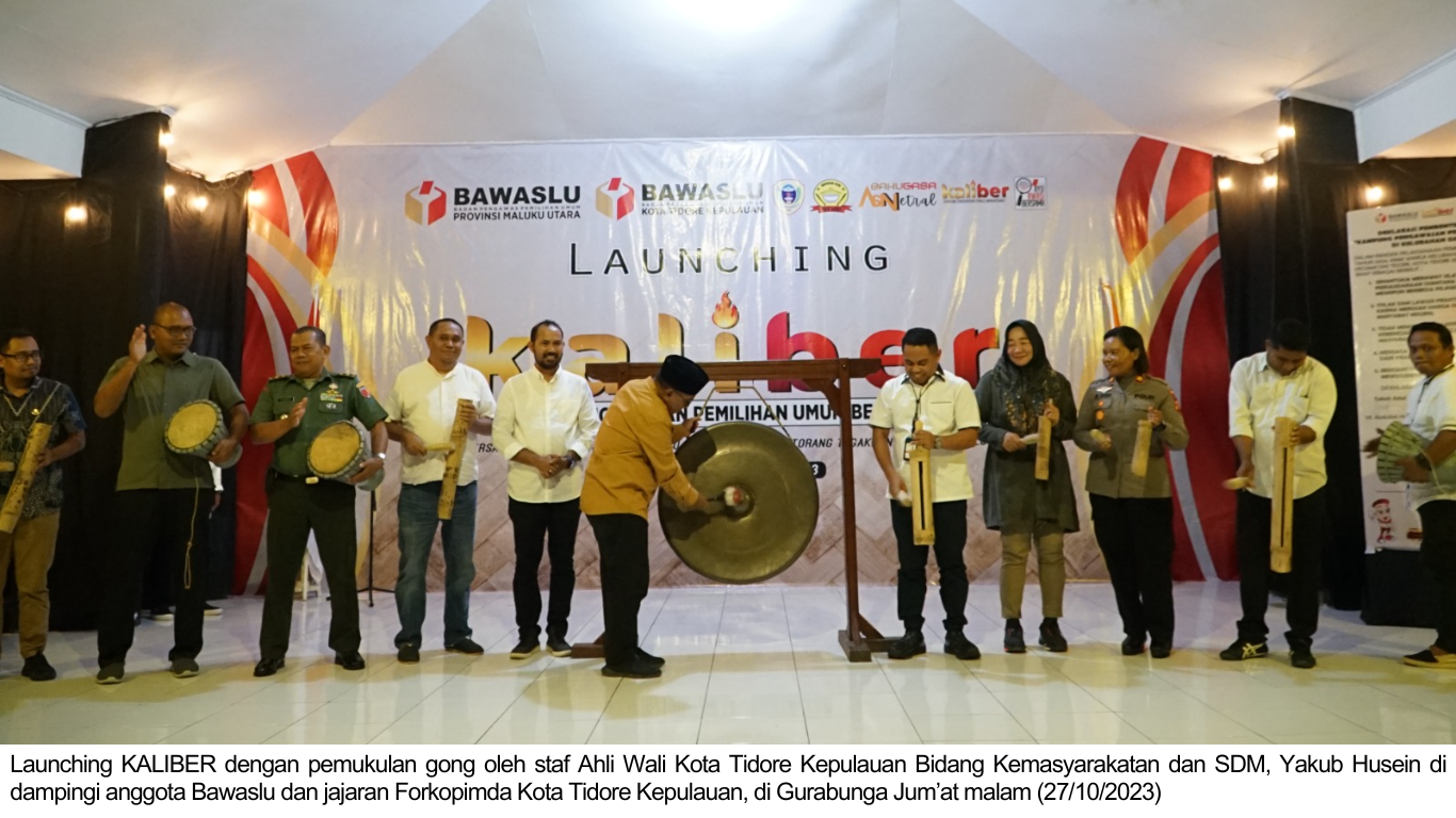 Launching Kaliber Di Gurabunga, Bawaslu Malut Gaungkan Spirit Demokrasi dari Kampung