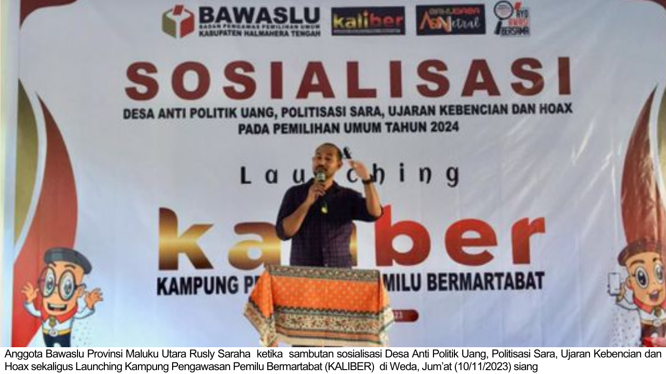 Bawaslu Malut Terus Gaungkan Partisipasi Masyarakat Dalam Pemilu 2024
