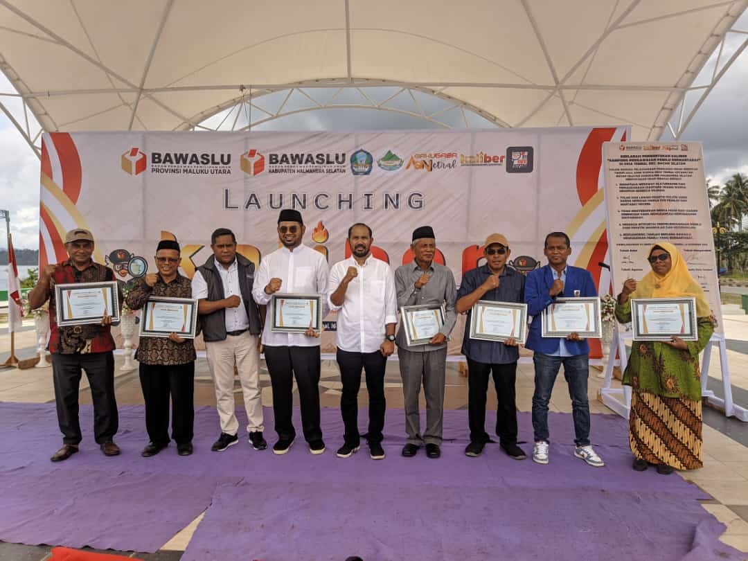 Bupati Halsel Apresiasi Bawaslu Launching Kaliber Di Desa Tembal