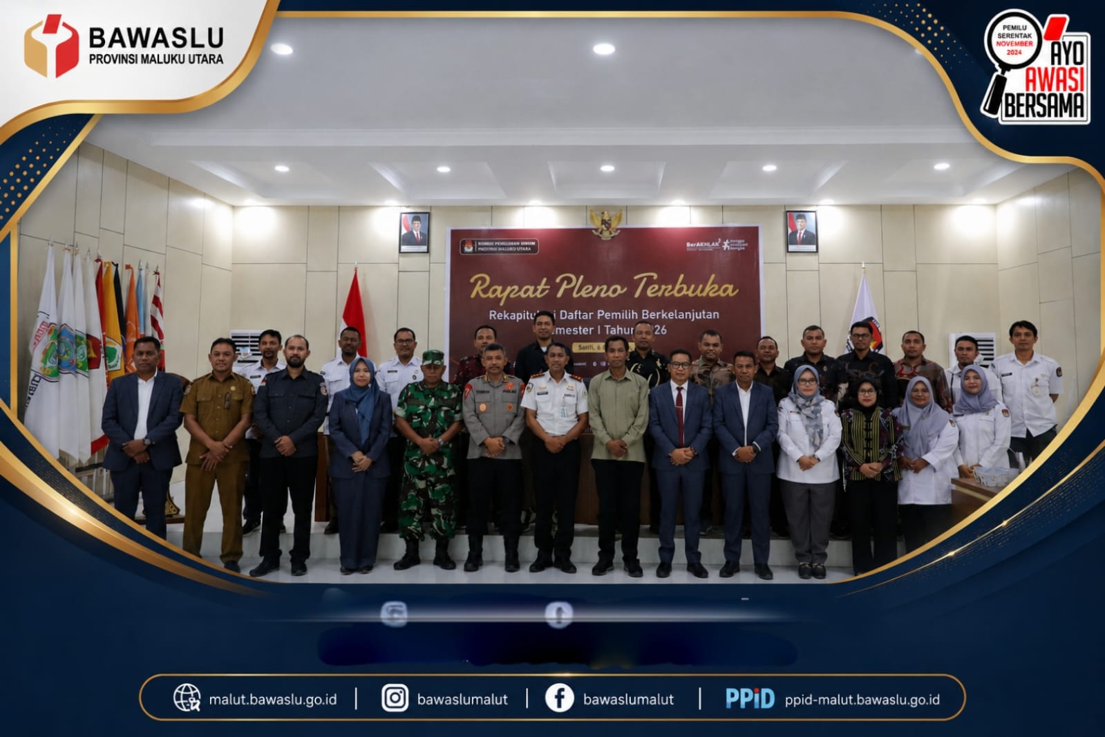 Rapat Pleno KPU Malut