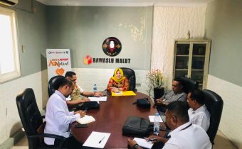 Pleno Bawaslu Malut Tetapkan Ketua dan Pembagian Divisi