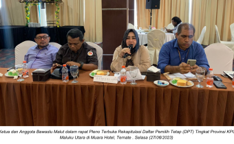 Bawaslu Malut Minta Kejelasan 15.960 Pemilih Tidak Dikenal