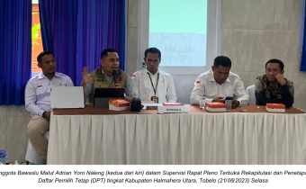 Supervisi Pleno DPT Halut, Adrian Soroti 3.241 Pemilih TMS