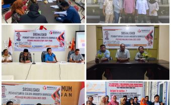 Tim Seleksi Melaksanakan Sosialisasi Pendaftaran Calon Anggota Bawaslu Malut Periode 2023 s.d 2028