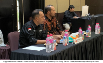 Bawaslu Malut Hadiri Rapat Pleno Terbuka PenetapanÂ  Calon Terpilih Anggota DPRD Provinsi