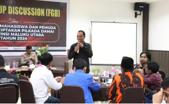 Hadir Dalam FGD, Sumitro Ajak Partisipasi Aktif Mahasiswa dan Pemuda Awasi PilkadaÂ 