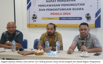 Perkuat Langkah Pengawasan, Bawaslu Malut Gelar Rapat Persiapan Putung Sura