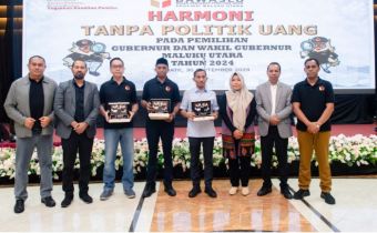 Empat Paslon Cagub dan Cawagub Malut Sepakat Tolak Politik Uang