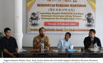 Launching Majalah PAKESANG, Rusly Ajak Jurnalis Petakan Potensi Kerawanan Pungut Hitung