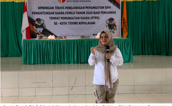 Supervisi ke Malut, Lolly Sebut Pengawas TPS Harus Punya Mental Pengawas