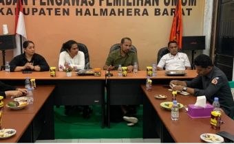 Supervisi di Halbar, Rusly Gali dan Petakan Isu-Isu Negatif Jelang Kampanye Pilkada