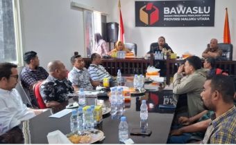 Bawaslu Malut Gelar Rapat Koordinasi Pengawasan Kampanye Pemilihan Serentak 2024