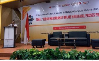 Dalam Pelatihan Relawan Pengawas, Suleman Sebut Awasi Pilkada Tidak Bisa Hanya Bawaslu
