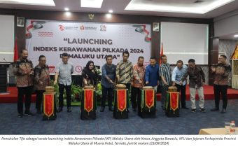 Launching Indeks Kerawanan Pilkada di Maluku Utara, Bawaslu Soroti Enam Isu Krusial