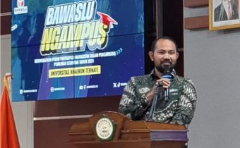 â€œBawaslu Goes To Kampusâ€ di Unkhair, Rusly Tekankan Pentingnya Mahasiswa Awasi Pilkada