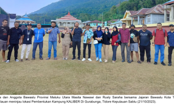 Bawaslu Malut Jajaki Pembentukan Kampung KALIBER di Gurabunga Tidore