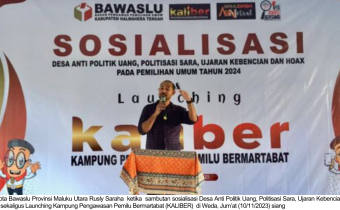 Bawaslu Malut Terus Gaungkan Partisipasi Masyarakat Dalam Pemilu 2024