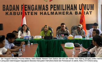 Jelang Tahapan Kampanye, Bawaslu Malut Gencar Lakukan Penguatan Kelembagaan