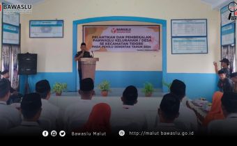 Adrian Yoro Naleng Berikan Arahan Saat Pelantikan PKD Se-Kecamatan Tidore